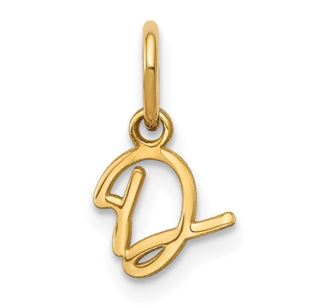 10K GOLD PERSONALIZED FONT - INITIALS PENDANT