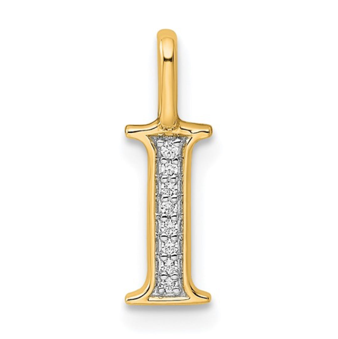 10K GOLD PERSONALIZED FONT - INITIALS PENDANT