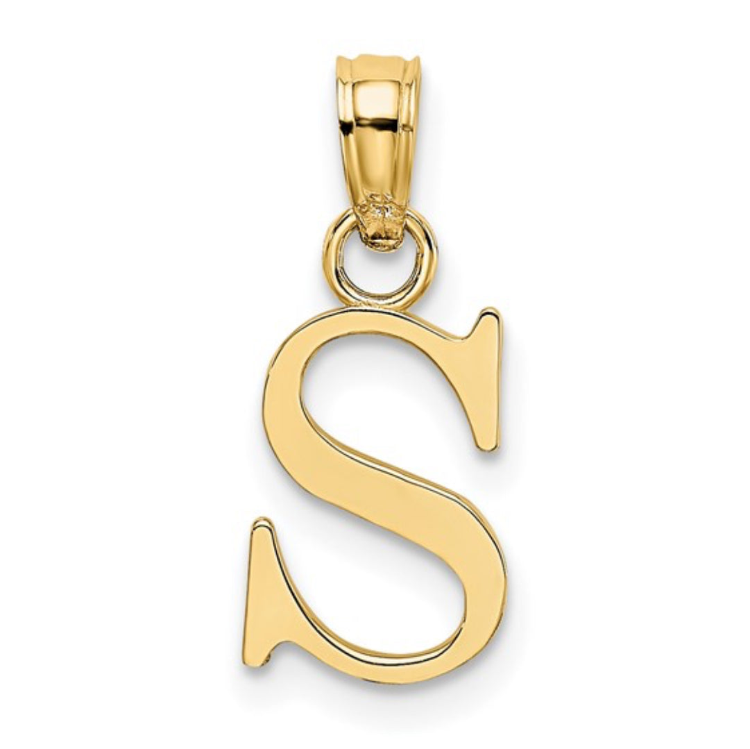 10K GOLD PERSONALIZED FONT - INITIALS PENDANT
