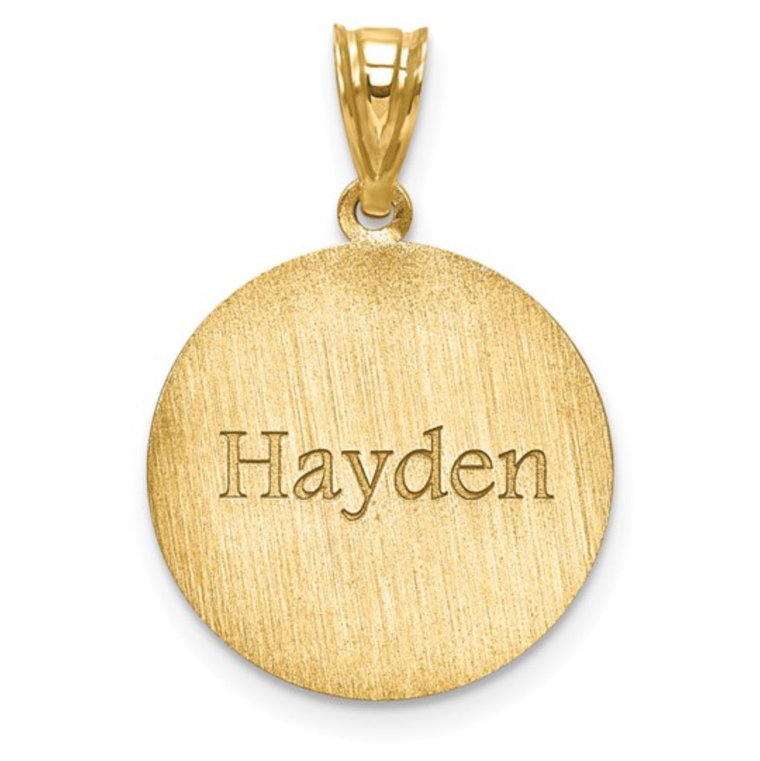 10K GOLD PERSONALIZED FONT - INITIALS PENDANT