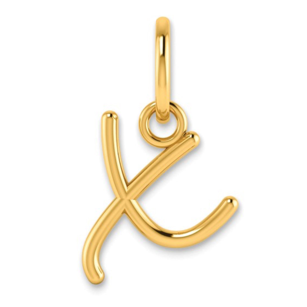 10K GOLD PERSONALIZED FONT - INITIALS PENDANT