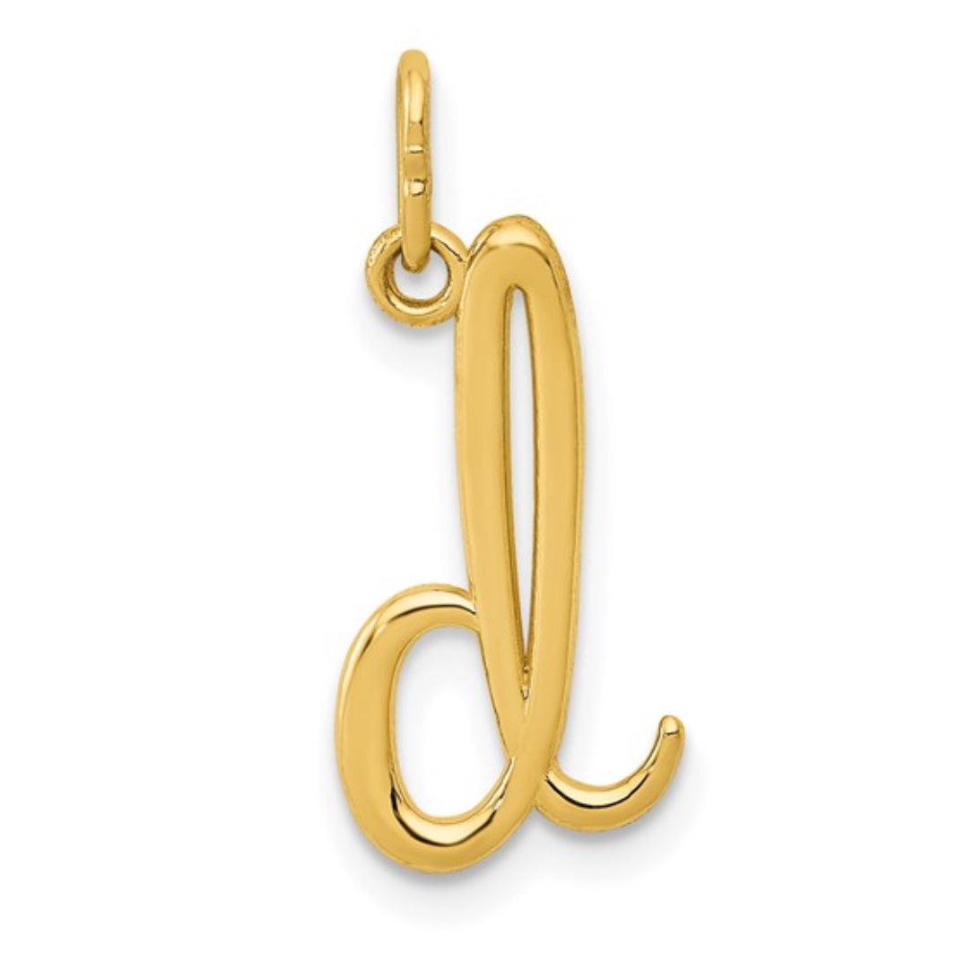 10K GOLD PERSONALIZED FONT - INITIALS PENDANT