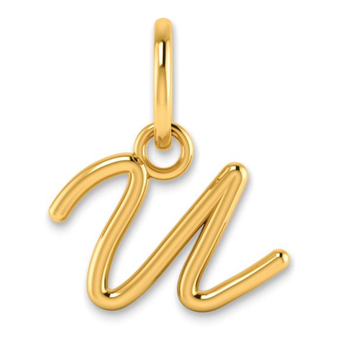 10K GOLD PERSONALIZED FONT - INITIALS PENDANT