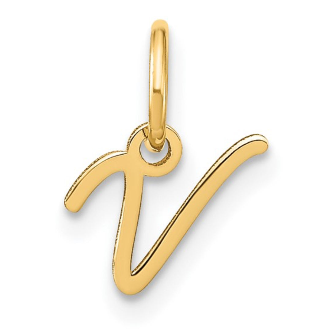 10K GOLD PERSONALIZED FONT - INITIALS PENDANT