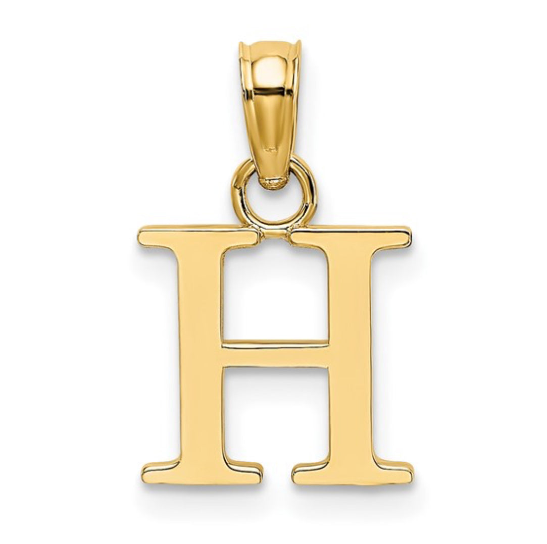 10K GOLD PERSONALIZED FONT - INITIALS PENDANT