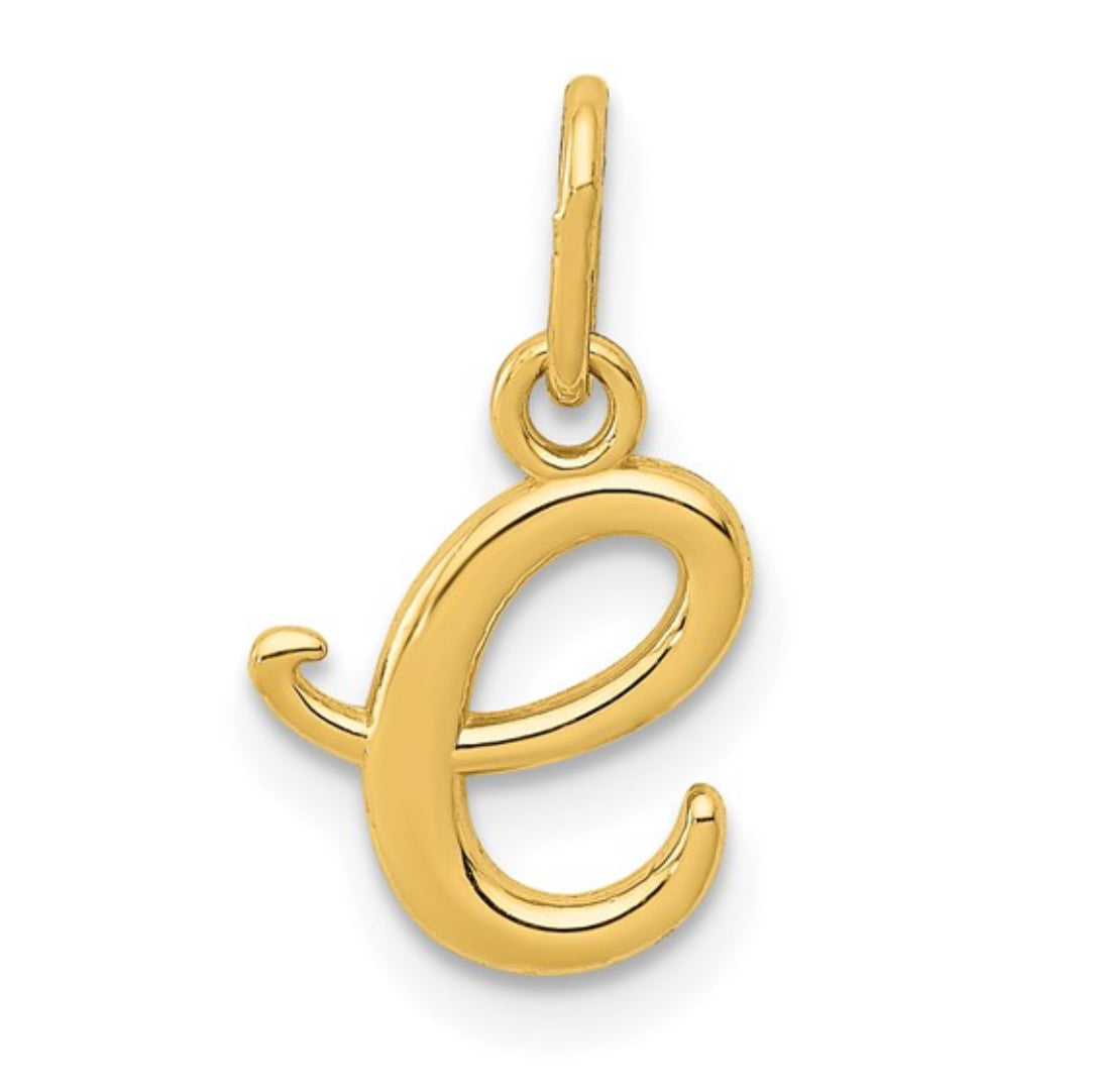 10K GOLD PERSONALIZED FONT - INITIALS PENDANT