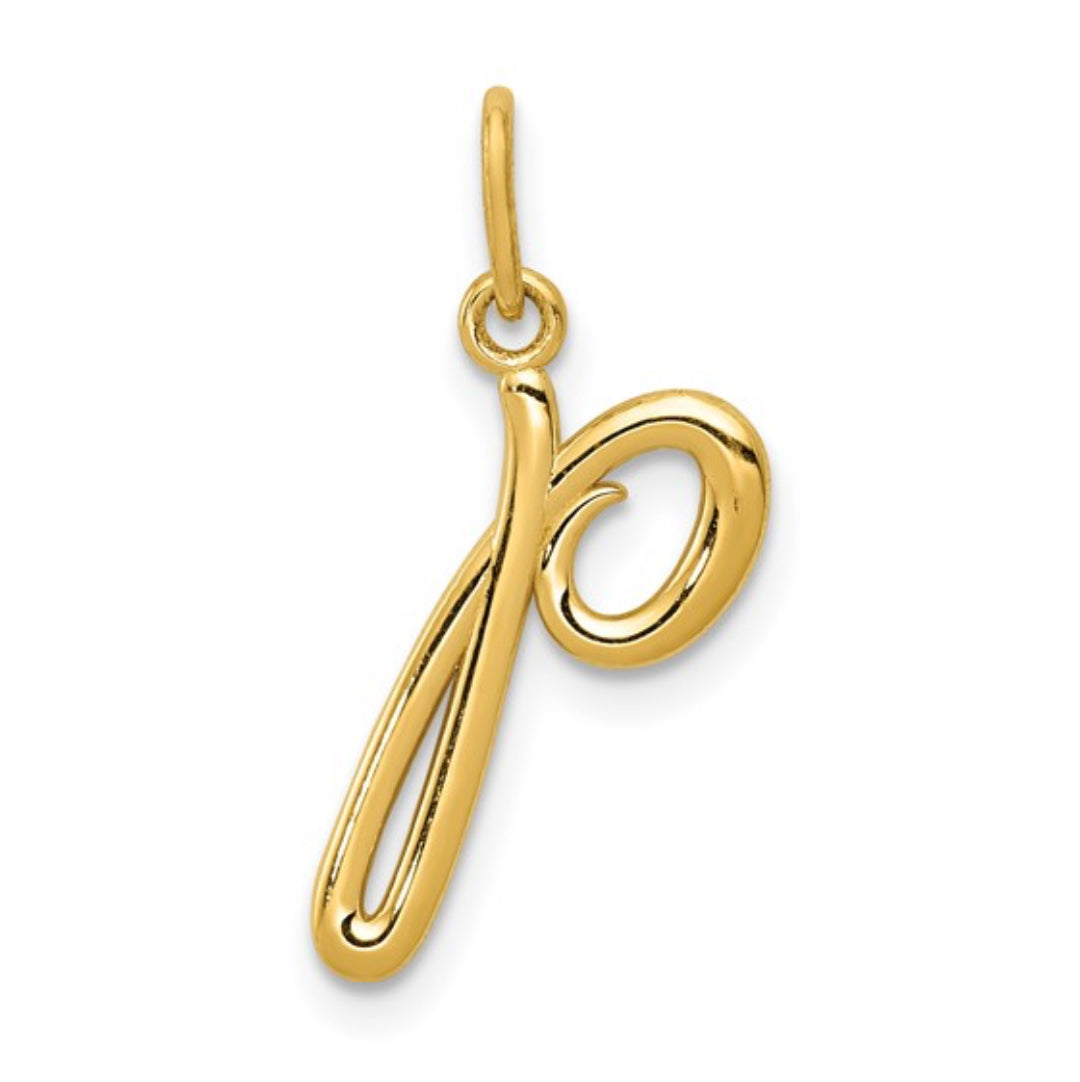 10K GOLD PERSONALIZED FONT - INITIALS PENDANT