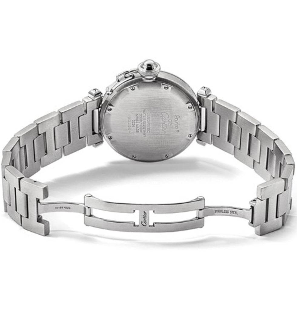 CERTIFIED PRE-OWNED CARTIER - STAINLESS STEEL UNISEX PASHA C AUTOMATIC WATCH