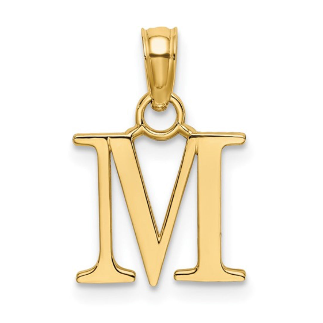 10K GOLD PERSONALIZED FONT - INITIALS PENDANT