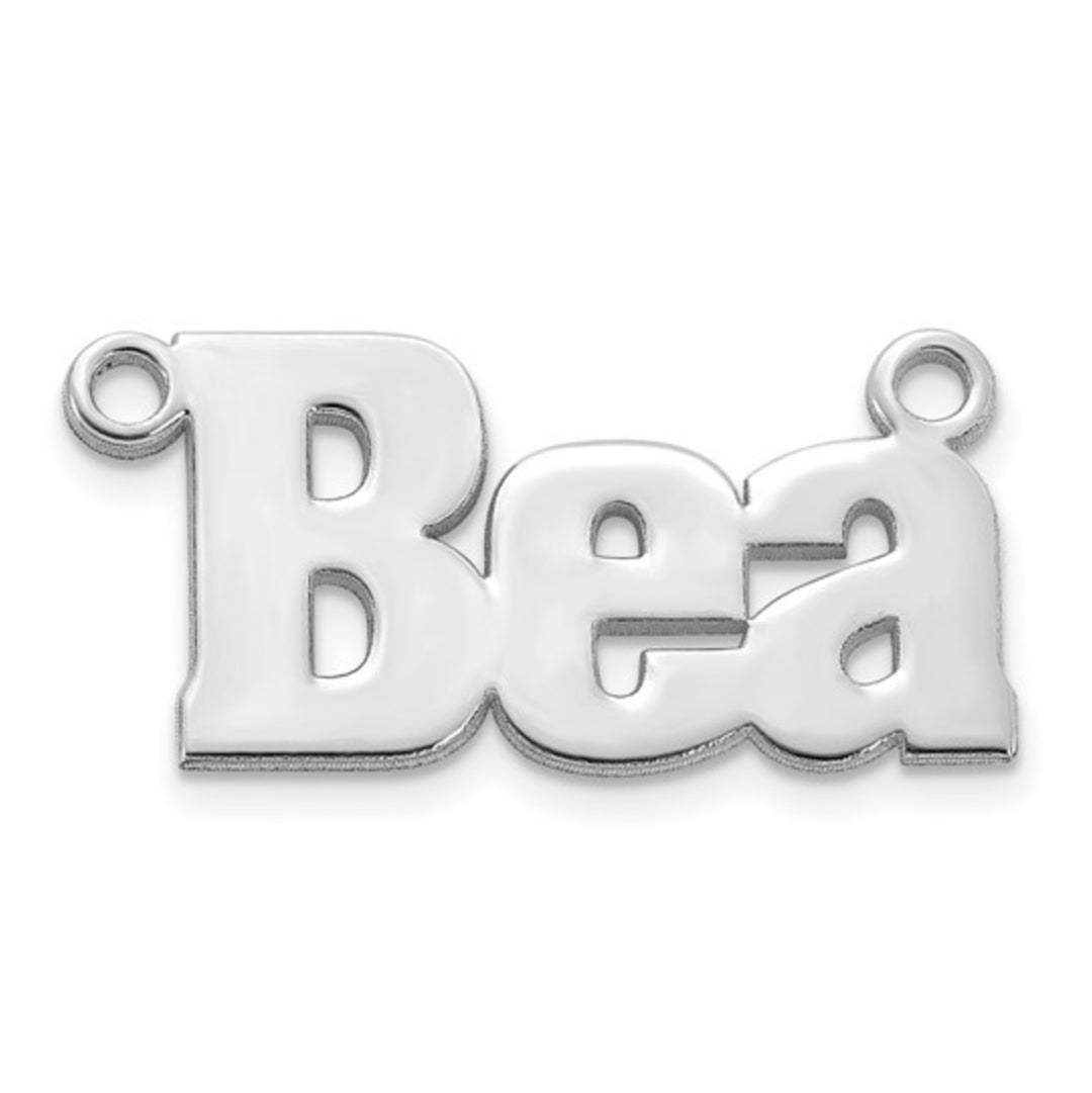 10K GOLD PERSONALIZED FONT - NAMEPLATE PENDANT