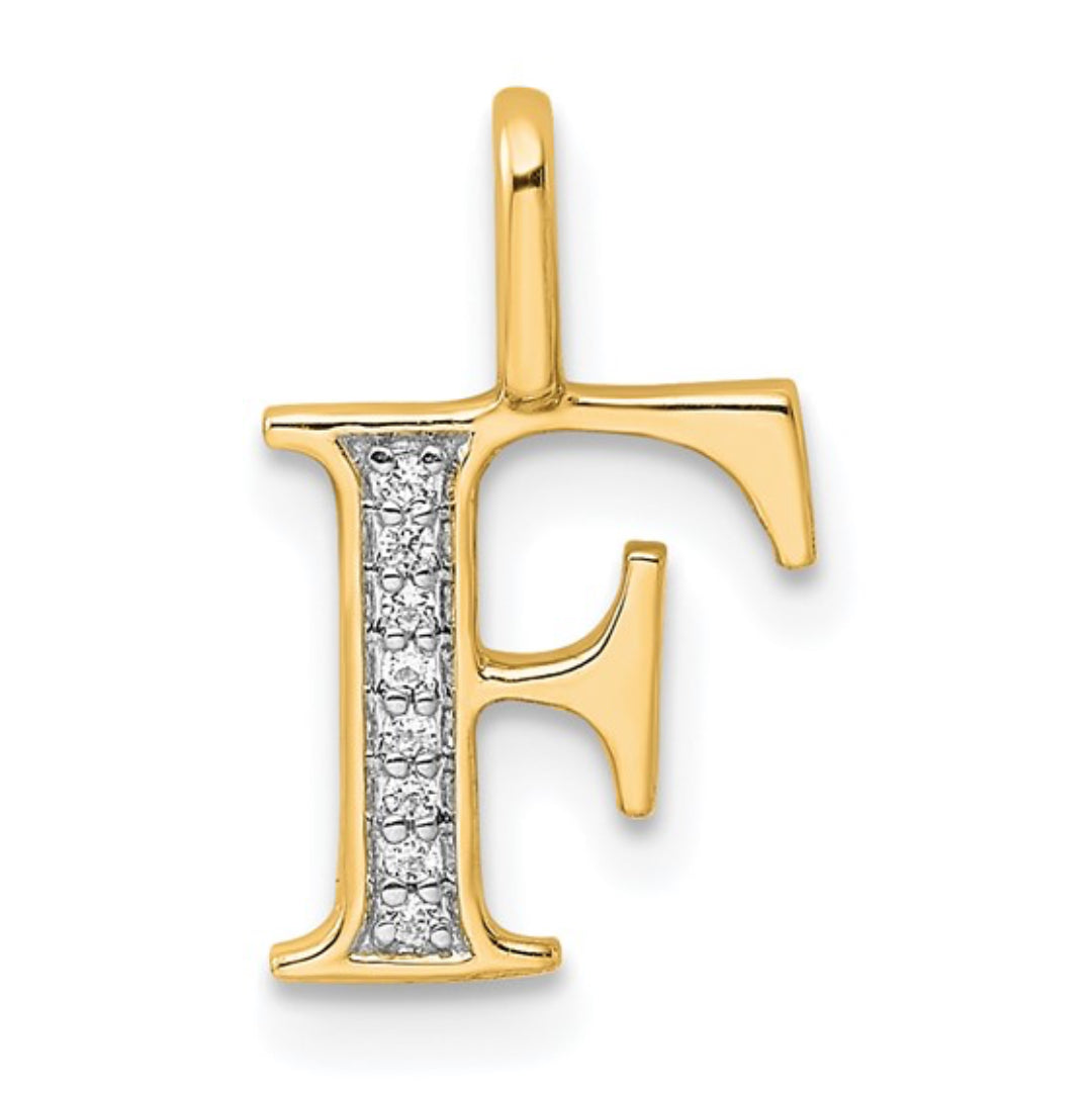 10K GOLD PERSONALIZED FONT - INITIALS PENDANT