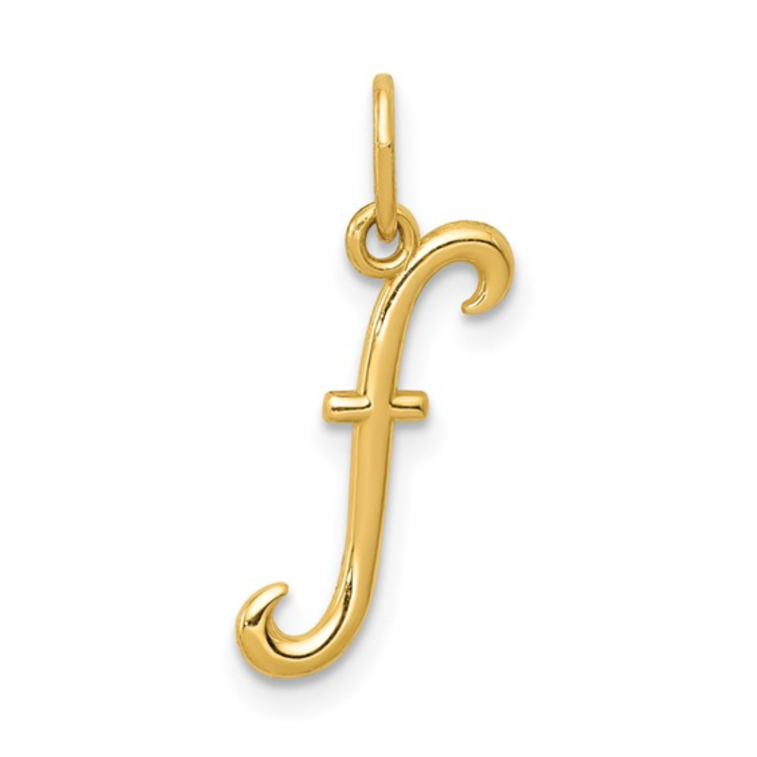 10K GOLD PERSONALIZED FONT - INITIALS PENDANT