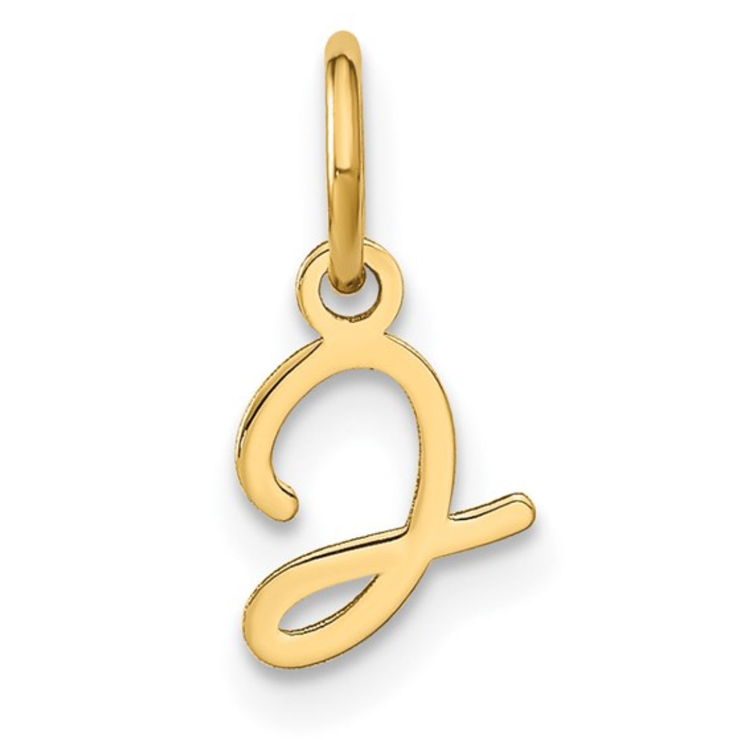 10K GOLD PERSONALIZED FONT - INITIALS PENDANT