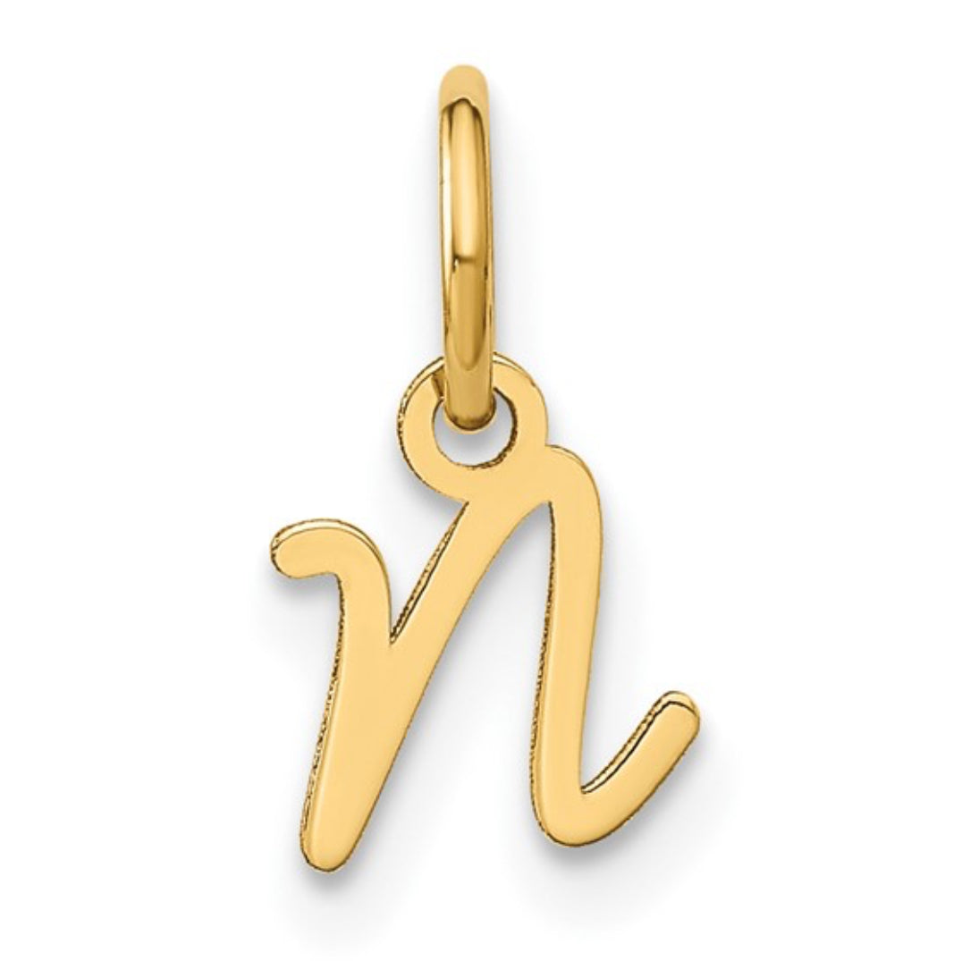 10K GOLD PERSONALIZED FONT - INITIALS PENDANT