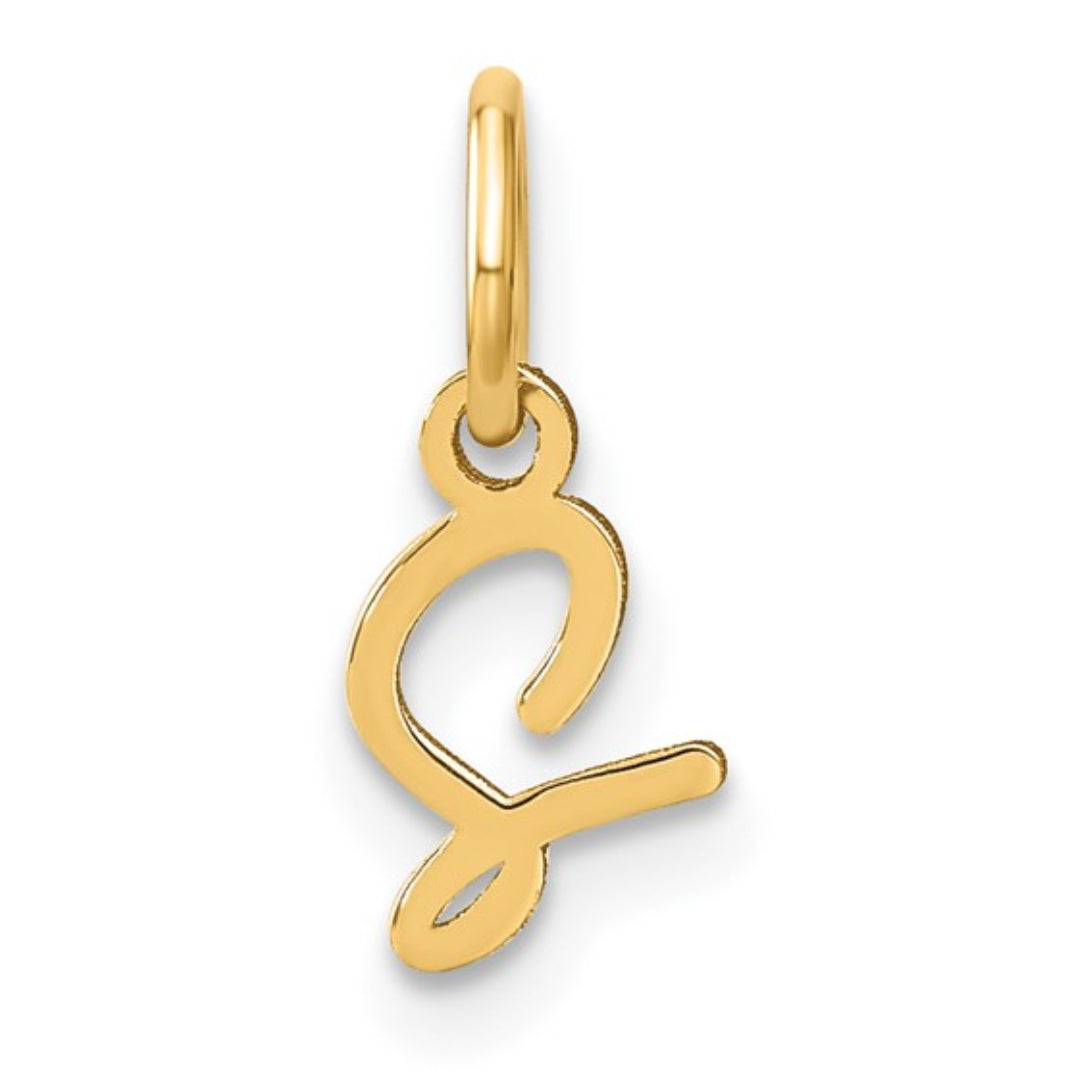 10K GOLD PERSONALIZED FONT - INITIALS PENDANT