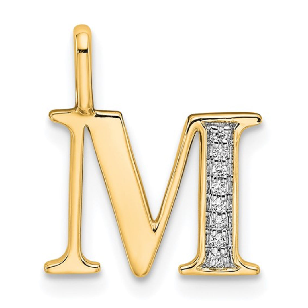 10K GOLD PERSONALIZED FONT - INITIALS PENDANT