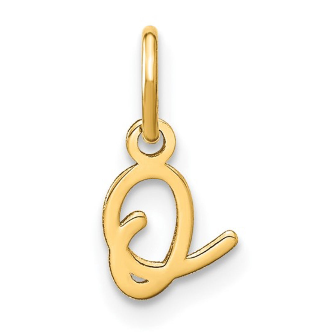 10K GOLD PERSONALIZED FONT - INITIALS PENDANT