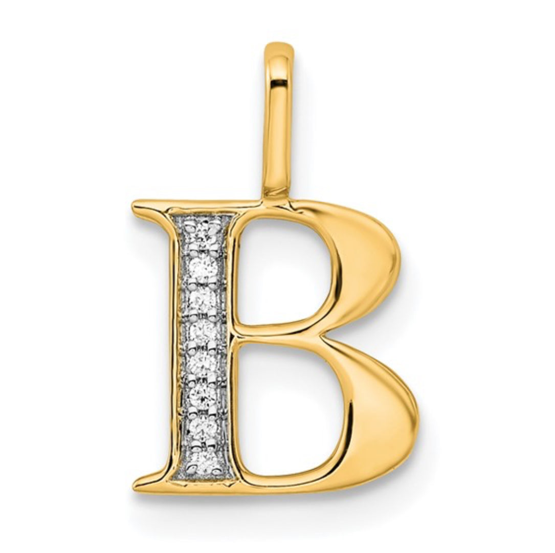 10K GOLD PERSONALIZED FONT - INITIALS PENDANT