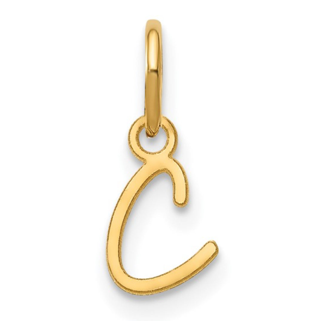 10K GOLD PERSONALIZED FONT - INITIALS PENDANT