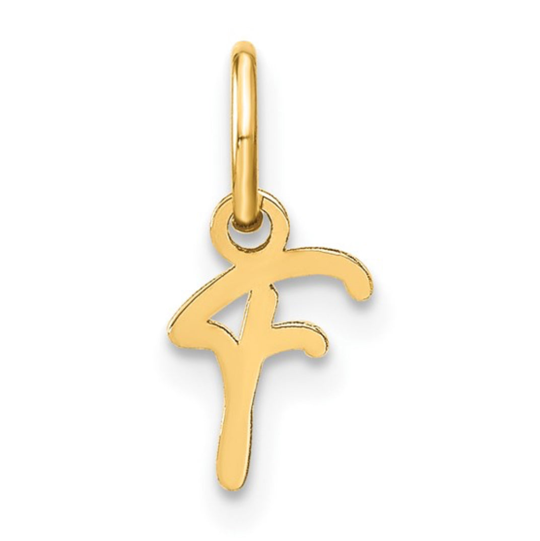 10K GOLD PERSONALIZED FONT - INITIALS PENDANT