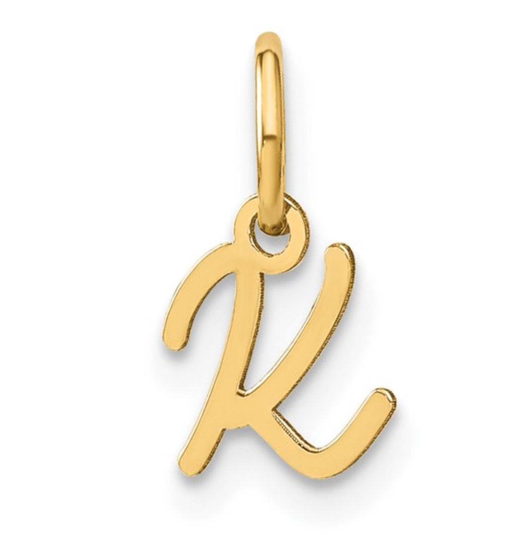10K GOLD PERSONALIZED FONT - INITIALS PENDANT