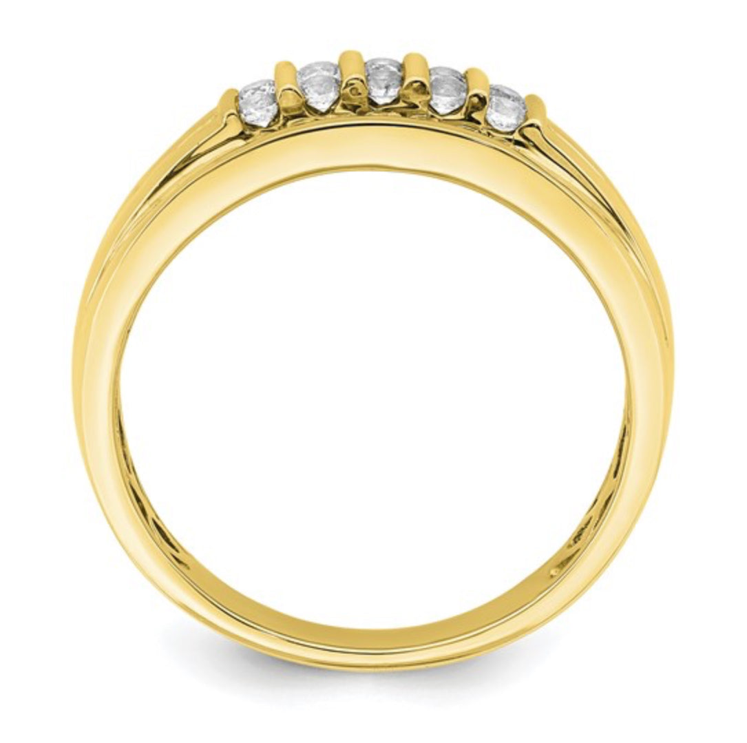 10K GOLD - LAB DIAMOND RING