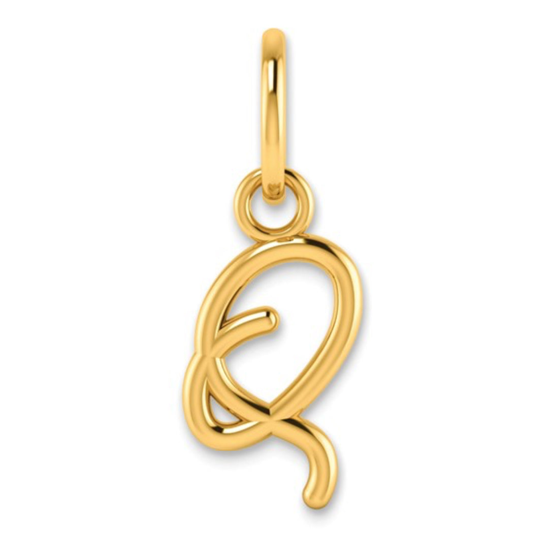 10K GOLD PERSONALIZED FONT - INITIALS PENDANT