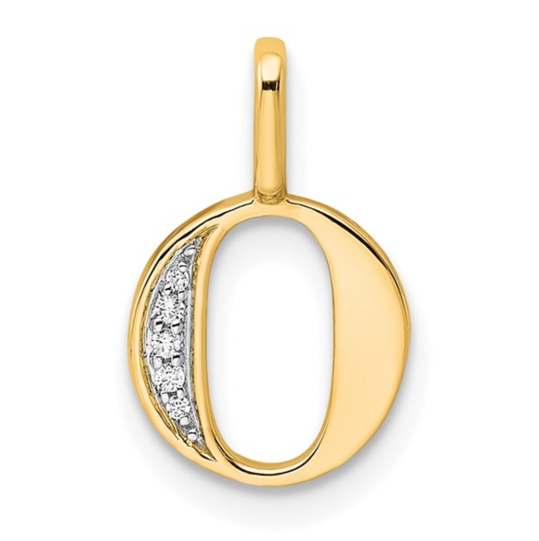 10K GOLD PERSONALIZED FONT - INITIALS PENDANT