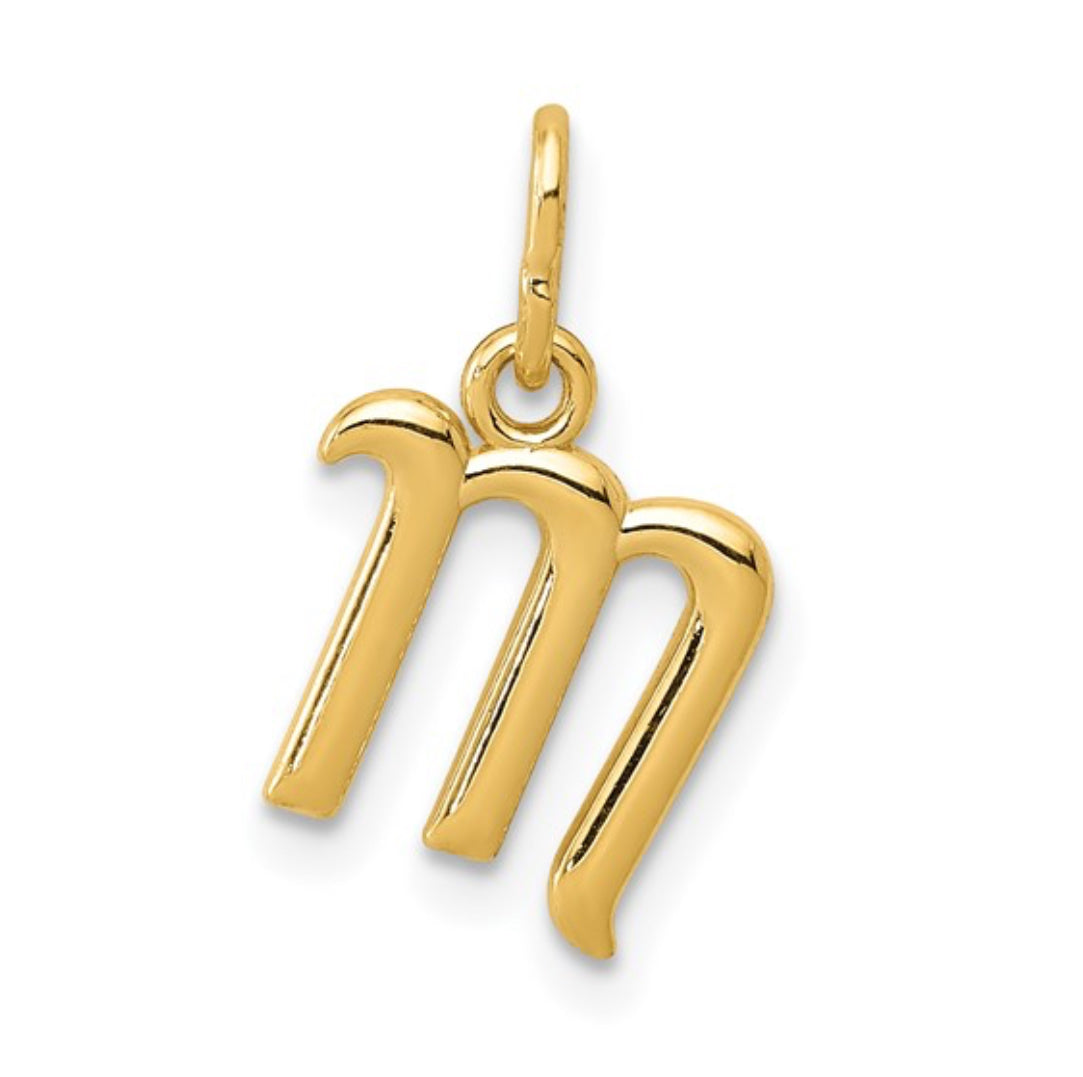 10K GOLD PERSONALIZED FONT - INITIALS PENDANT