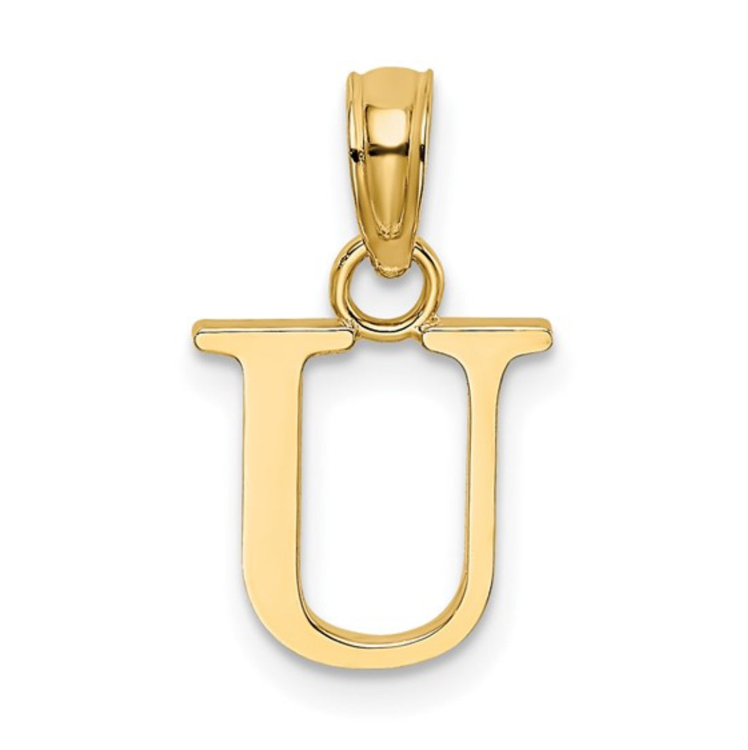 10K GOLD PERSONALIZED FONT - INITIALS PENDANT