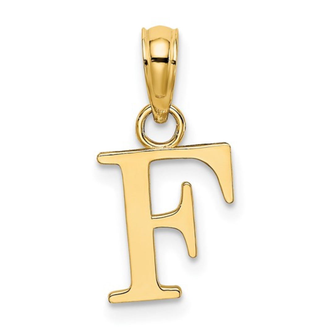 10K GOLD PERSONALIZED FONT - INITIALS PENDANT