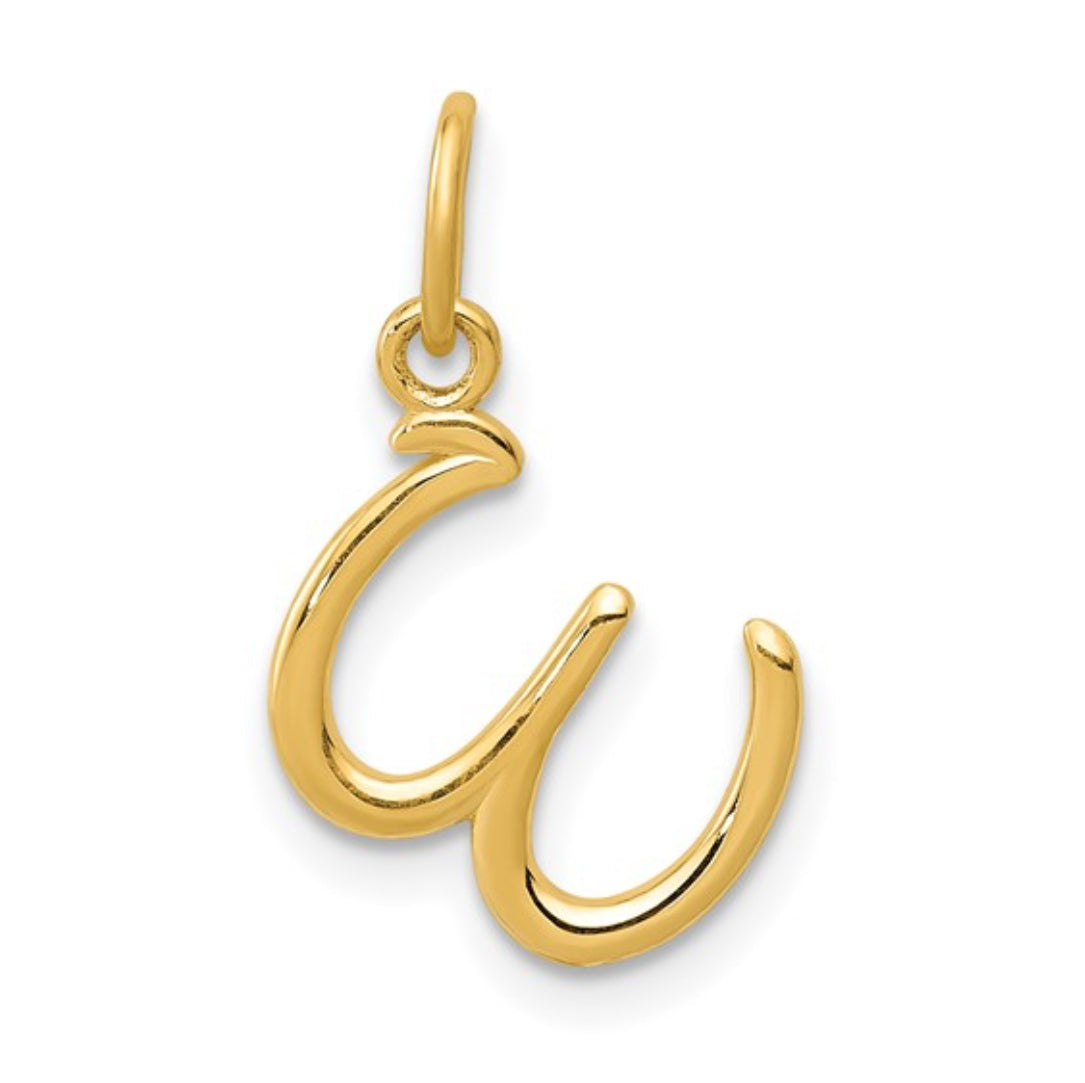 10K GOLD PERSONALIZED FONT - INITIALS PENDANT