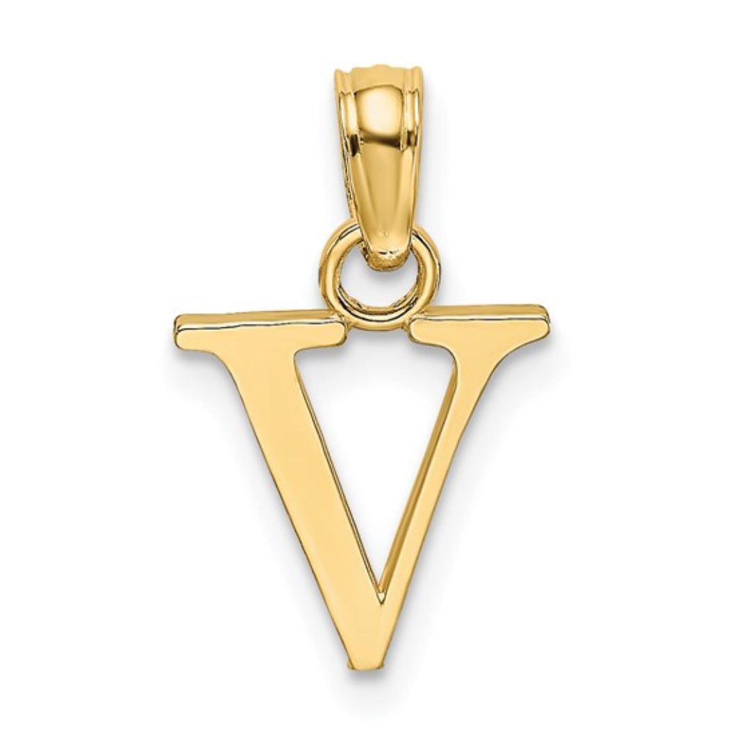 10K GOLD PERSONALIZED FONT - INITIALS PENDANT