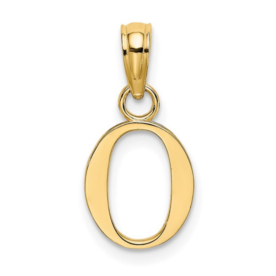 10K GOLD PERSONALIZED FONT - INITIALS PENDANT