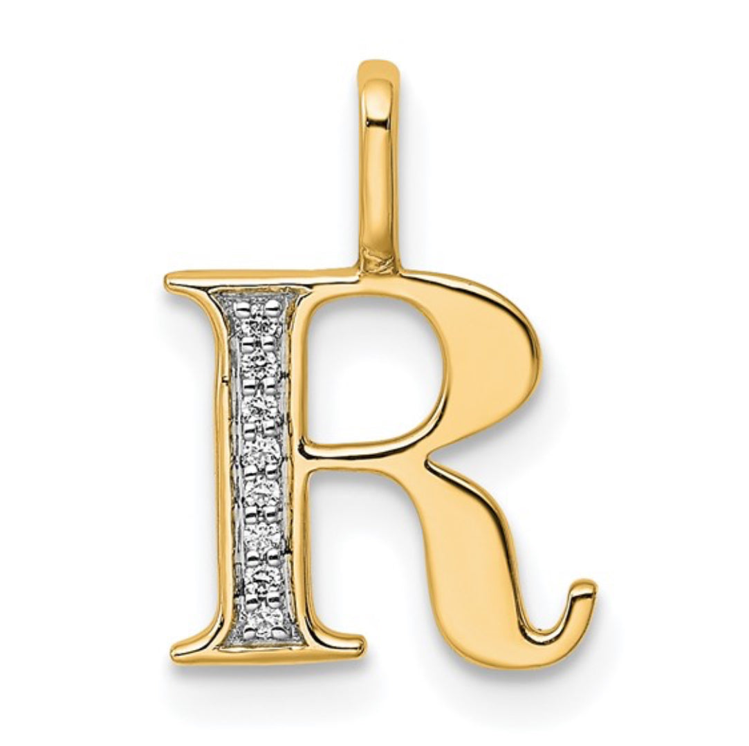 10K GOLD PERSONALIZED FONT - INITIALS PENDANT