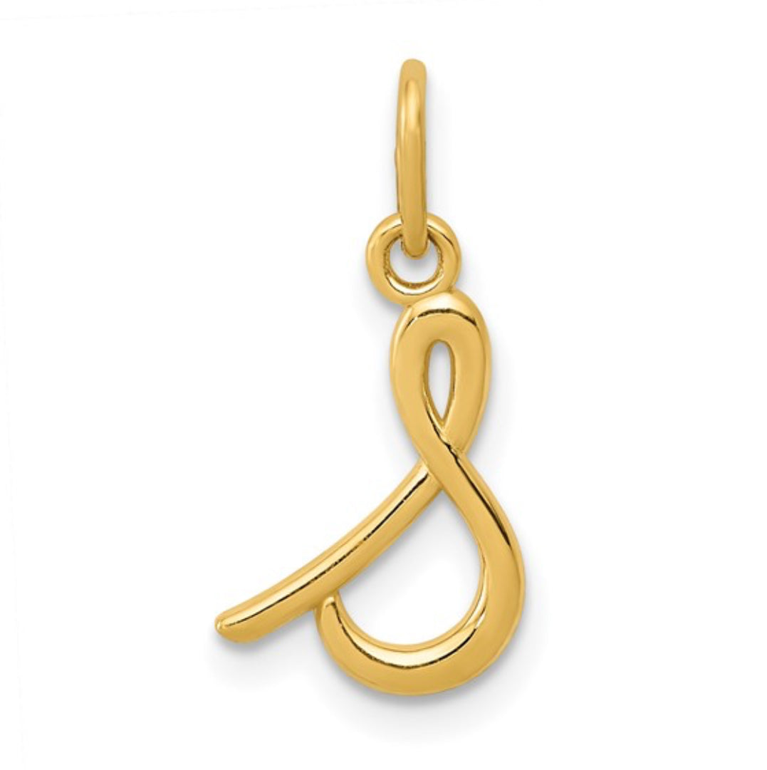 10K GOLD PERSONALIZED FONT - INITIALS PENDANT