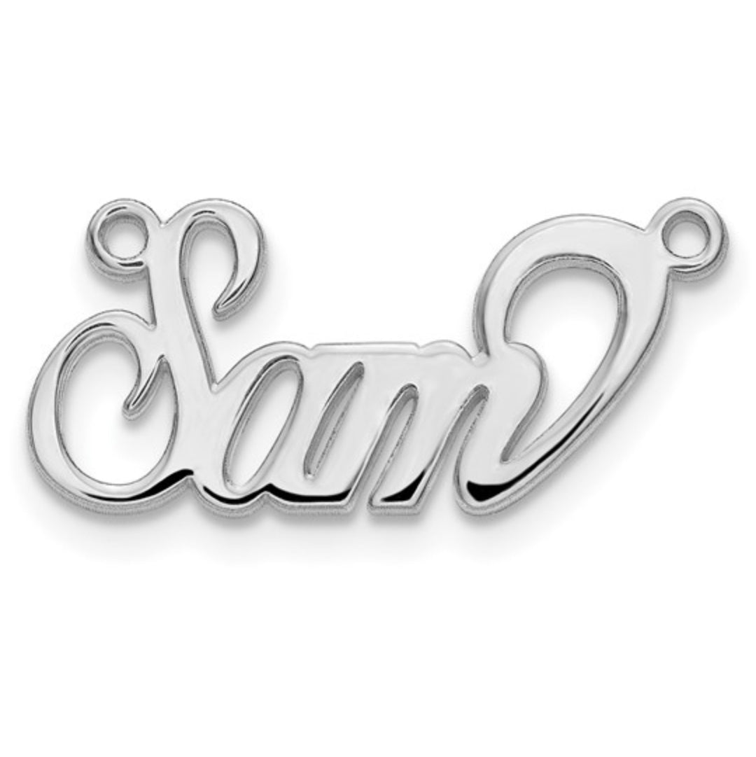 10K GOLD PERSONALIZED FONT - NAMEPLATE PENDANT