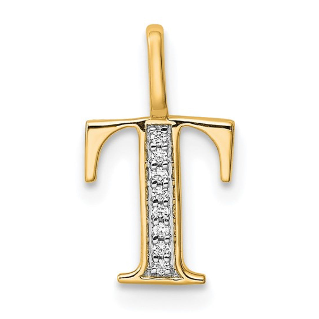 10K GOLD PERSONALIZED FONT - INITIALS PENDANT