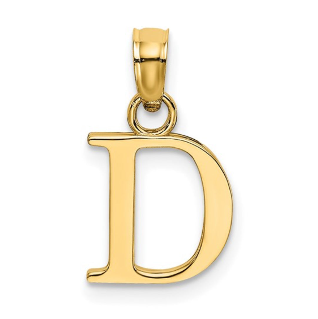 10K GOLD PERSONALIZED FONT - INITIALS PENDANT