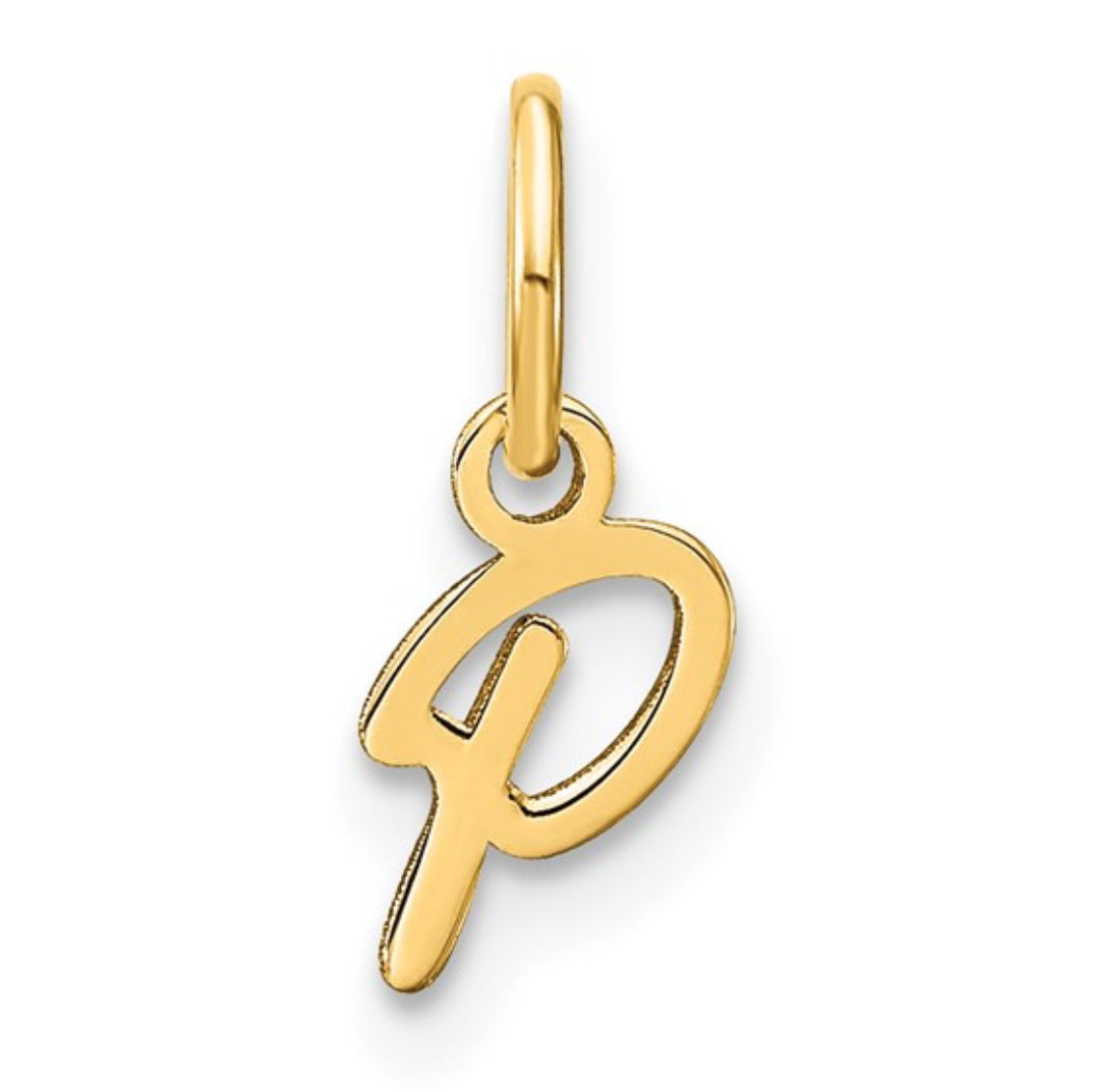 10K GOLD PERSONALIZED FONT - INITIALS PENDANT