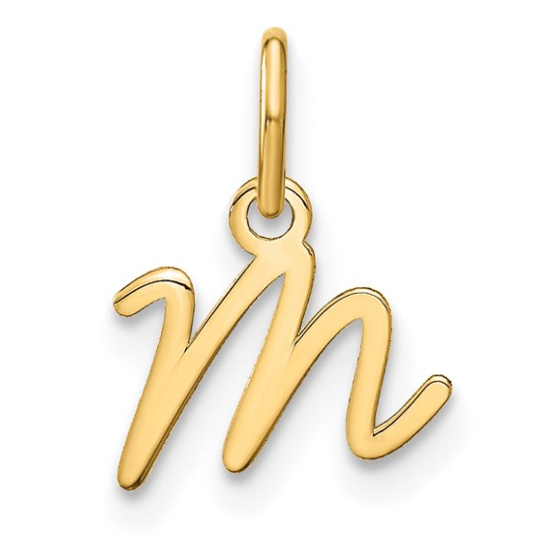 10K GOLD PERSONALIZED FONT - INITIALS PENDANT