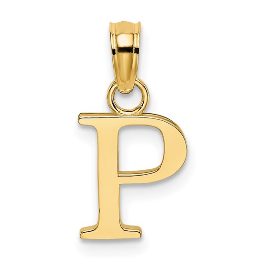 10K GOLD PERSONALIZED FONT - INITIALS PENDANT