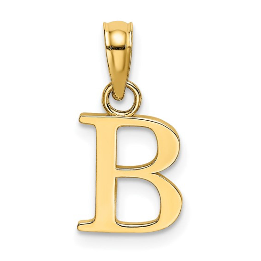 10K GOLD PERSONALIZED FONT - INITIALS PENDANT