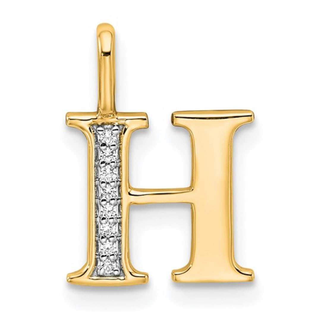 10K GOLD PERSONALIZED FONT - INITIALS PENDANT