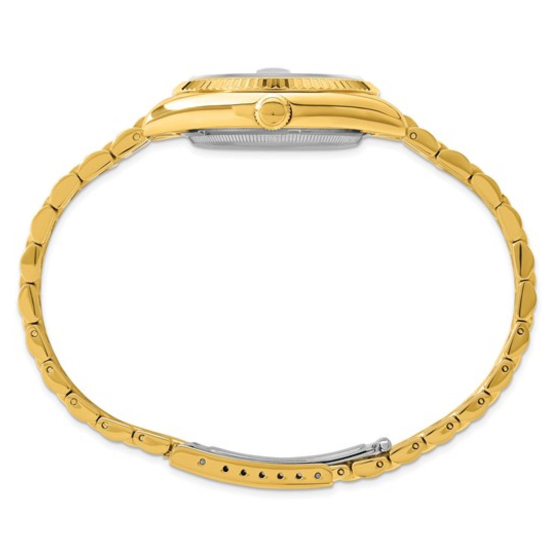 CHARLES HUBERT - GOLD STAINLESS STEEL GOLD DIAL WATCH
