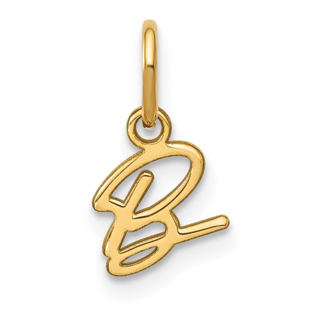 10K GOLD PERSONALIZED FONT - INITIALS PENDANT