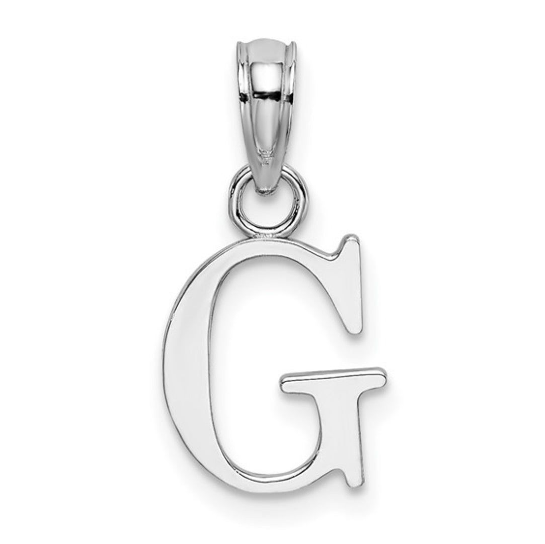 10K GOLD PERSONALIZED FONT - INITIALS PENDANT