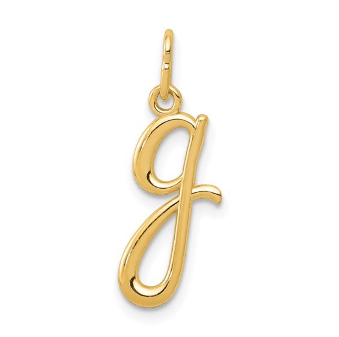 10K GOLD PERSONALIZED FONT - INITIALS PENDANT
