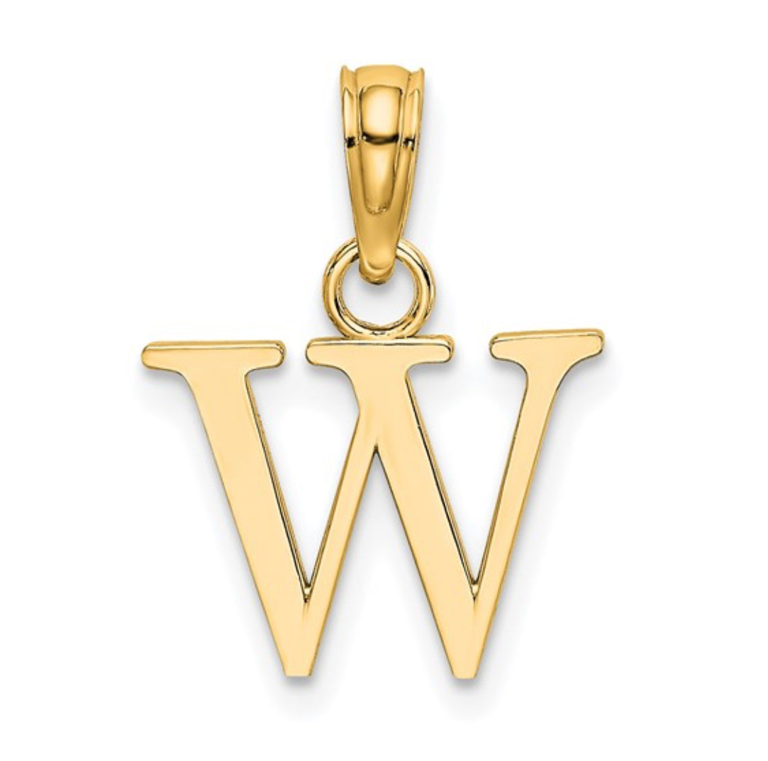 10K GOLD PERSONALIZED FONT - INITIALS PENDANT