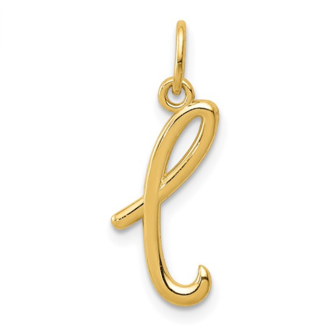 10K GOLD PERSONALIZED FONT - INITIALS PENDANT